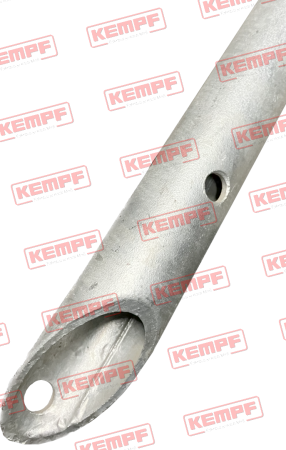 31851 Kempf Halter f. Kotflügel 500 lg. mit Winkelhalter